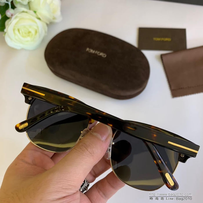 TOM FORD湯姆福特 李敏鎬同款 TF248 板材金屬偏光 方框太陽鏡  lly1486